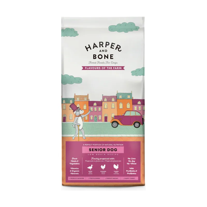 Harper & Bone 2 kg Flavours Farm Pienso Pollo y Pavo Senior