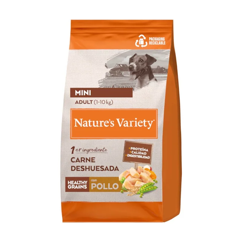 Nature's Variety 3 kg Healthy Grain Adult Mini Pollo pienso