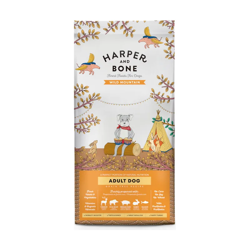 Harper & Bone 12 kg Wild Mountain Pienso Carne y Pescado Adult