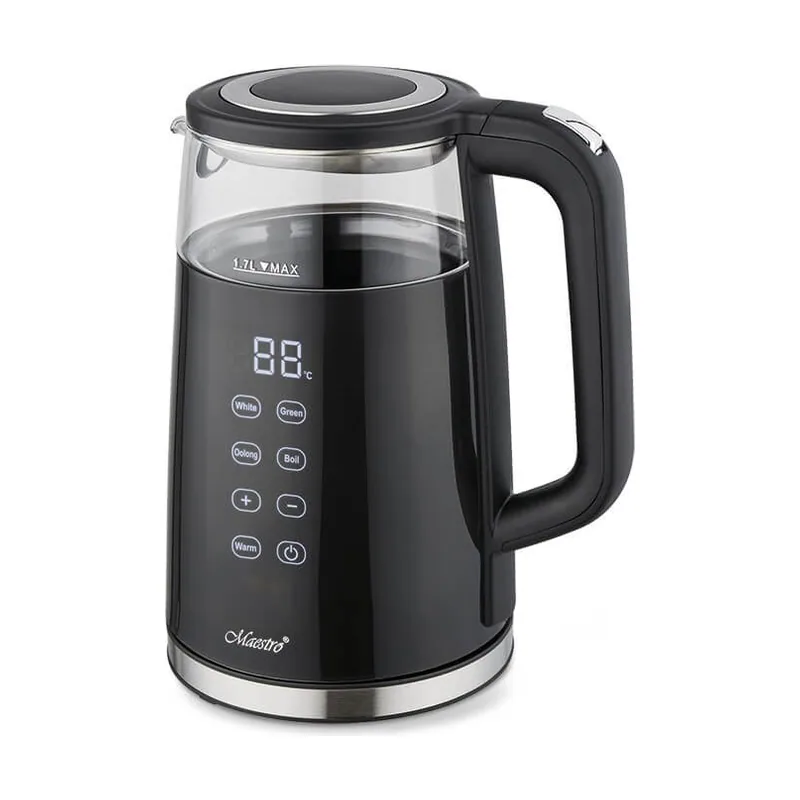 Feel Hervidor MR-049 Negro Transparente 2200 W 1,7 L