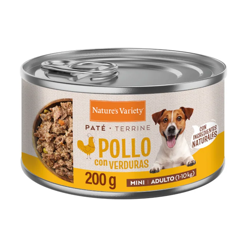 Nature's Variety 200 gr Paté Pollo con Verduras Lata