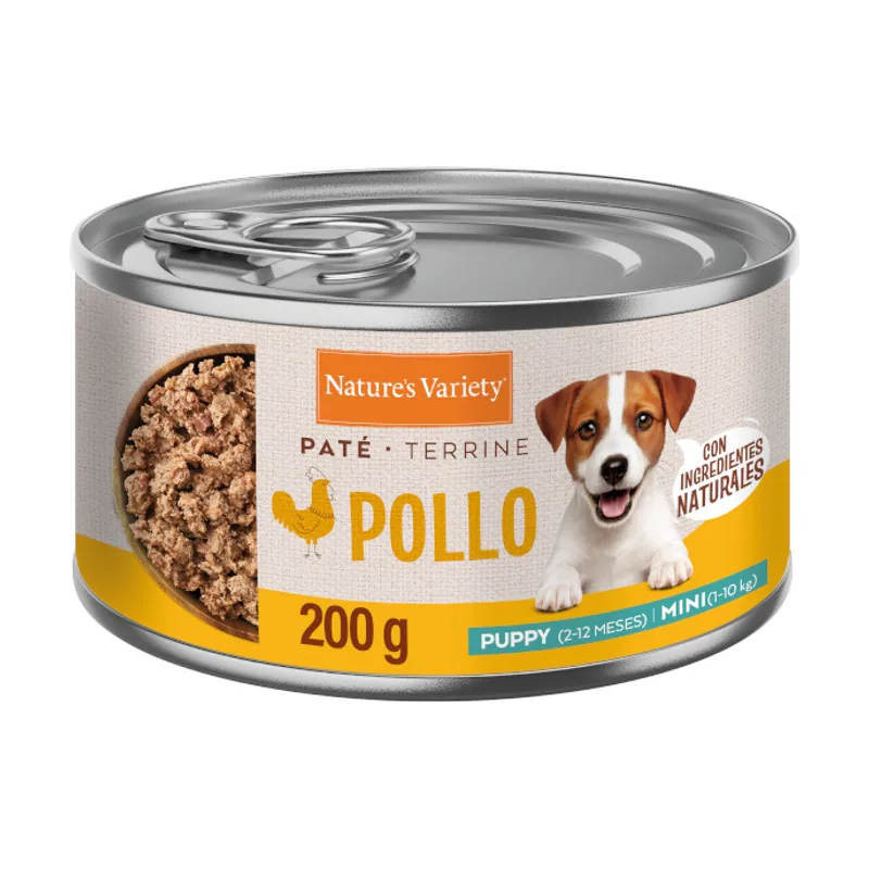 Nature's Variety 200 gr Paté Pollo Lata para cachorros mini