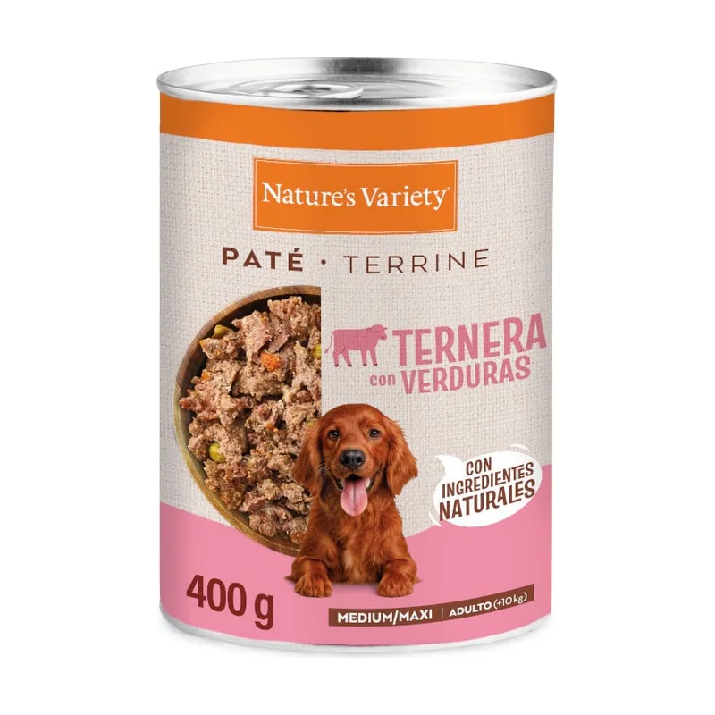 Nature's Variety 24 latas x 400 g Paté Ternera Lata para perro adultos medium ¡Pack Ahorro!