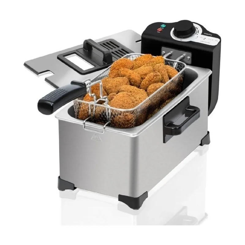 Freidora Eléctrica CleanFry 3L Full Inox. 2000 W