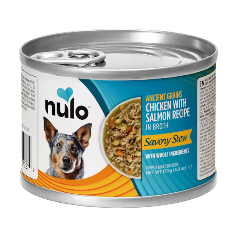Nulo 170 g Pollo con Salmón en Caldo Lata