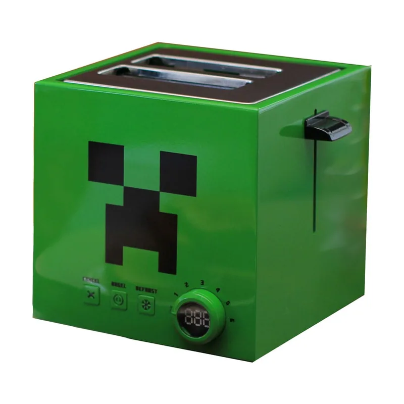 Ukonic Minecraft tostadora green creeper cube