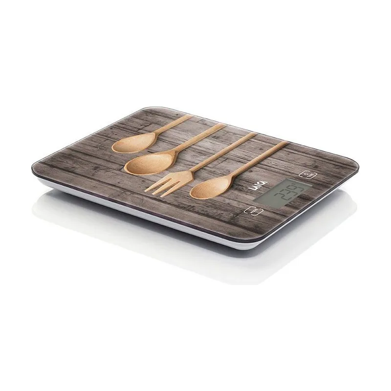 Báscula de cocina ks5010 madera cucharas