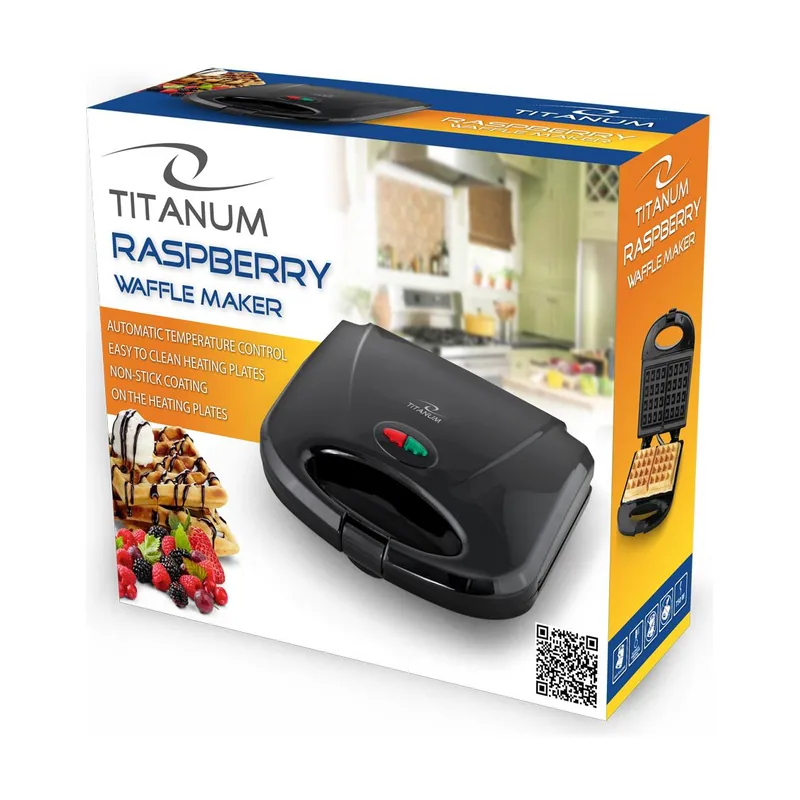 Esperanza TKT003 Rasberry-Máquina para gofres 750 W