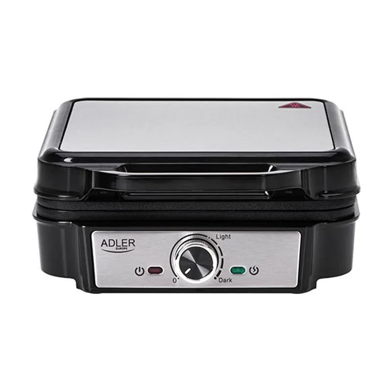 Gofrera AD 3083 Negro Plateado 1800 W