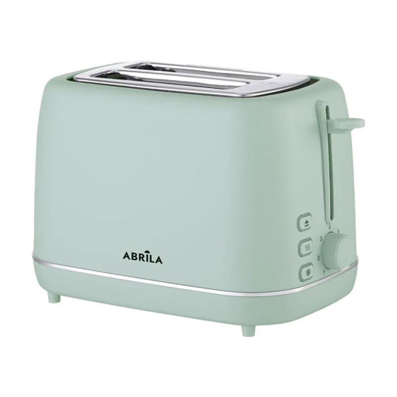 Tostador pan coffee 930w verde 7niv.tostado descongelacion apagado autom.2rebanadas 2ranuras recogemigas 19,5x29x18cm