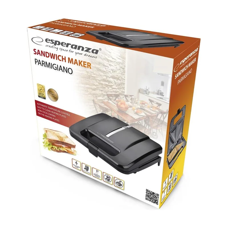 PARMIGIANO sandwichera 1000 W