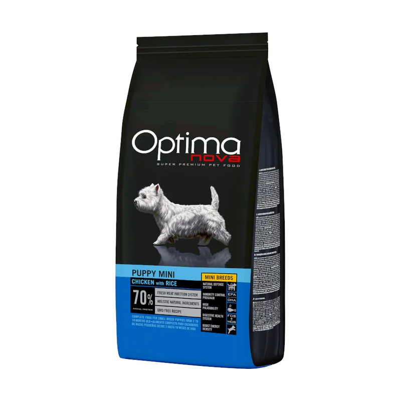 Optimanova 2 kg Optima Nova Puppy Mini Pollo pienso