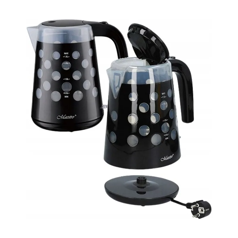Czajnik elektryczny 1,7l 2200w mr-045-black