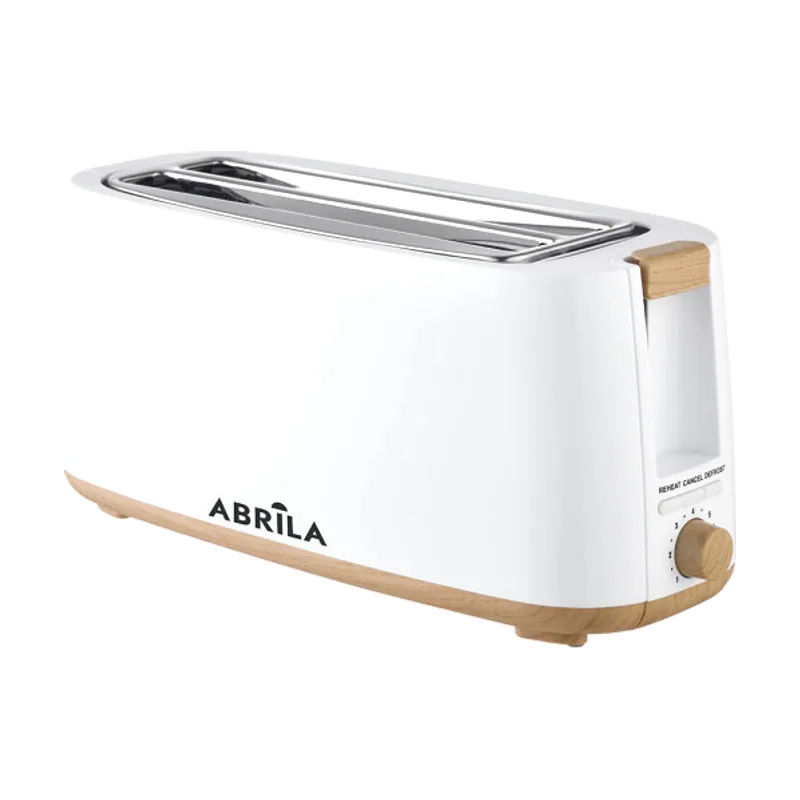 Tostador pan eume 1400w blanco/haya 7niveles tostado,descongelacion