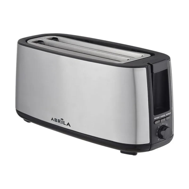 Tostador pan muga 1400w negro/plata 7niv.tostado.descongelacion