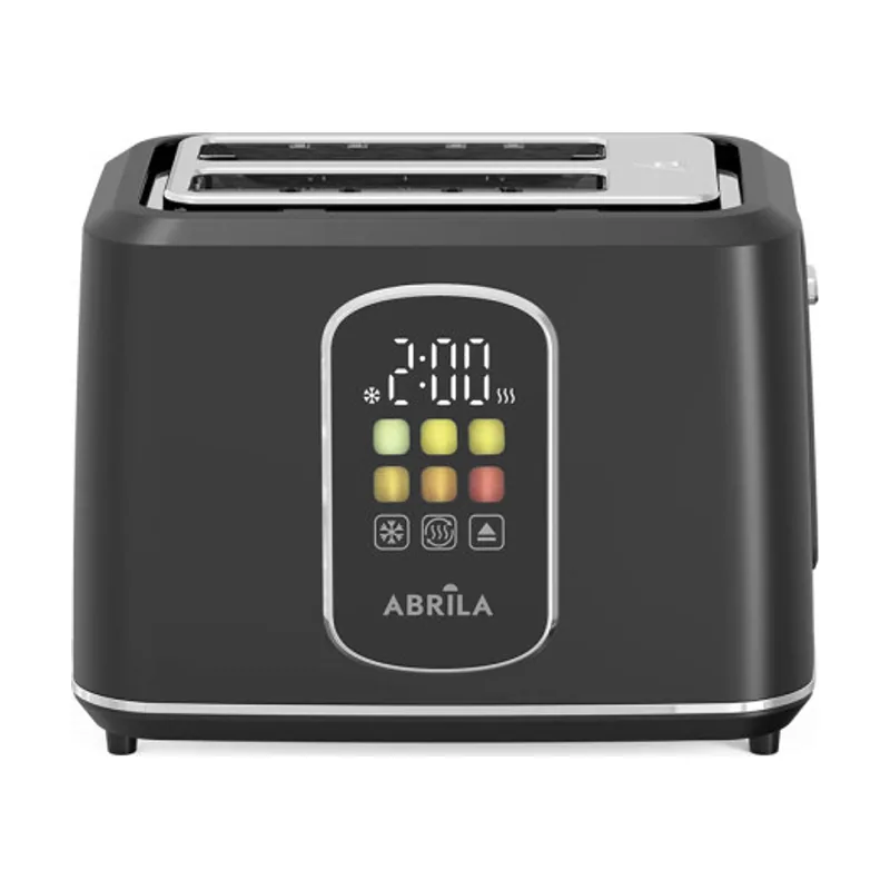 Tostador pan ajenjo 930w negro 7niv.tostado descongelación display apagado autom.2reb 2ranuras recogemig.18,5x25x17cm