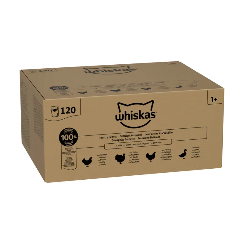 Adult bolsitas selección aves en gelatina 120 x 85 g