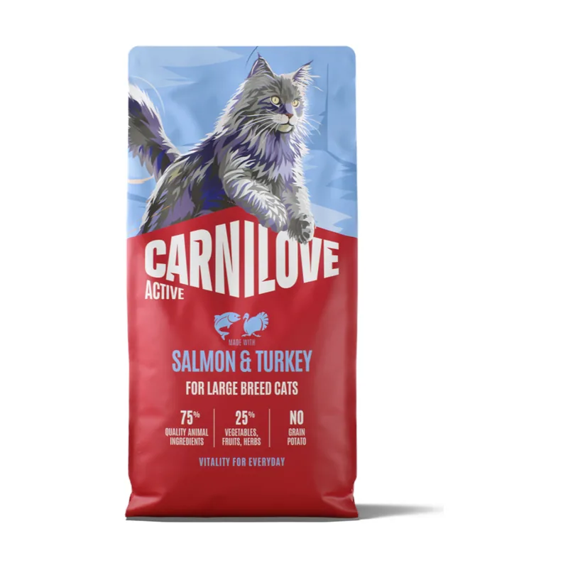 Active Large Cat con salmón y pavo