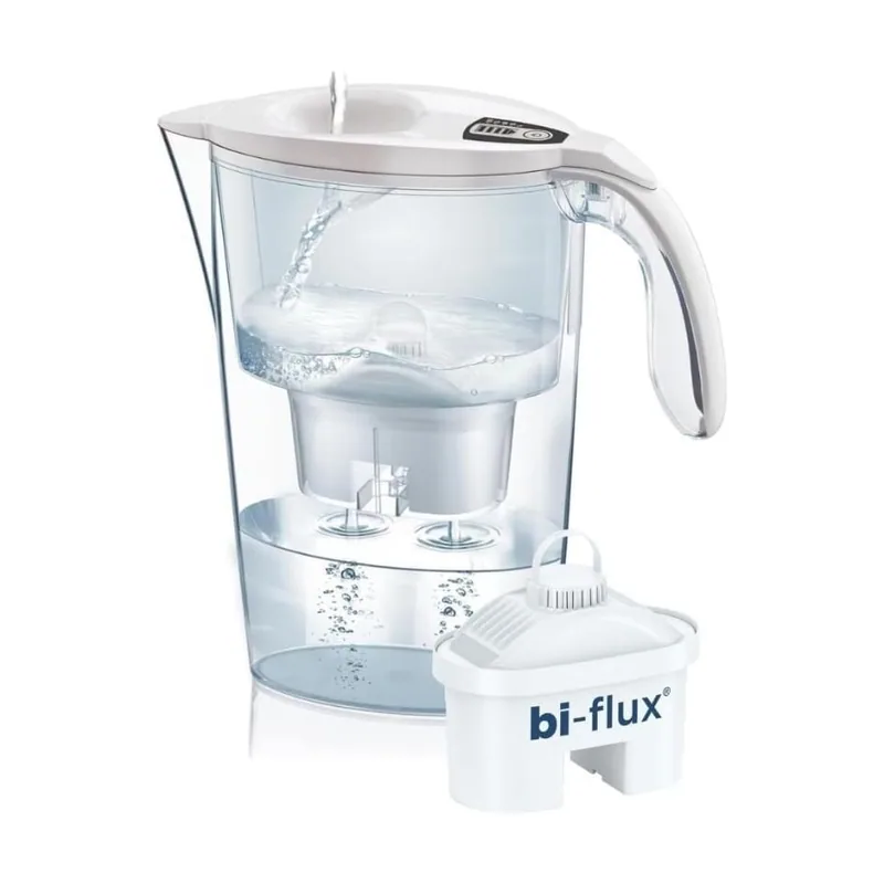 Pack jarra filtrante stream 2,3 l blanca jarra + 1 filtro bi-flux