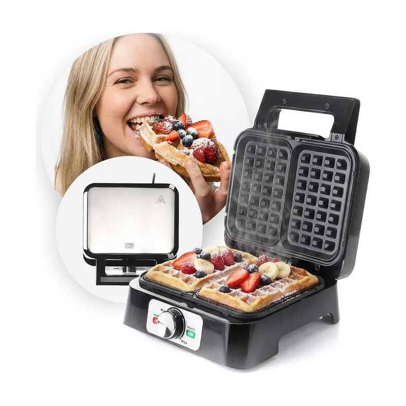 Máquina para hacer gofres para 2 gofres