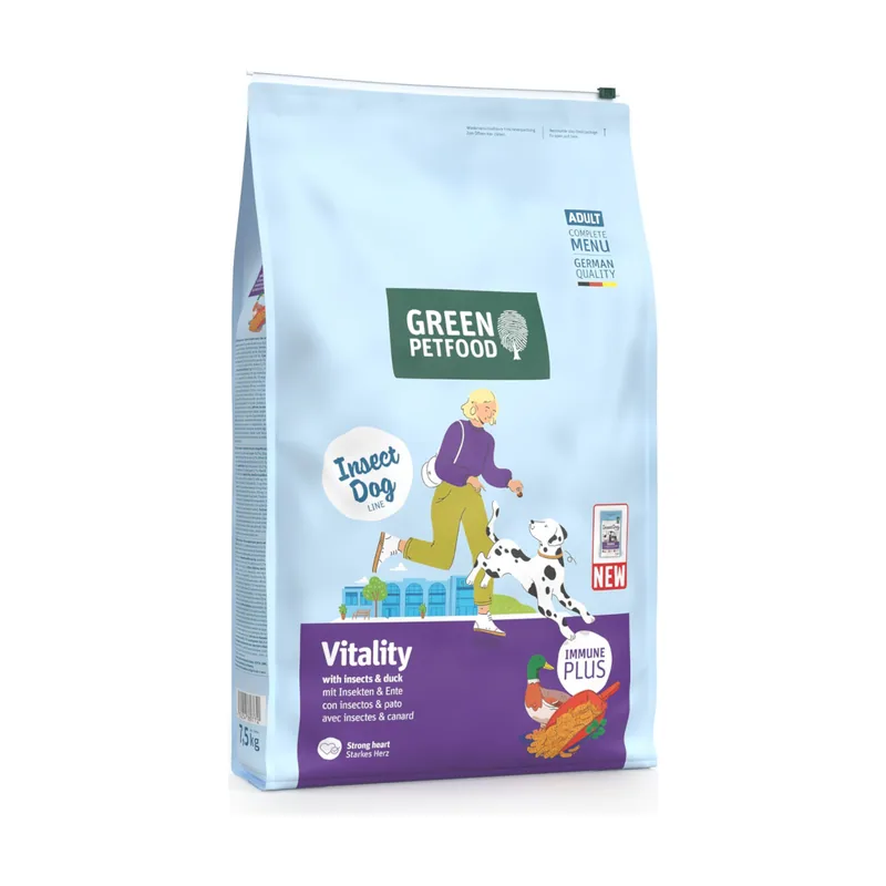 Petfood Vitality con insectos y pato