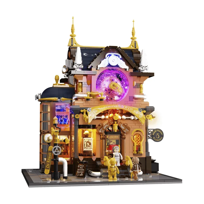 Tienda de magia de memoria steampunk