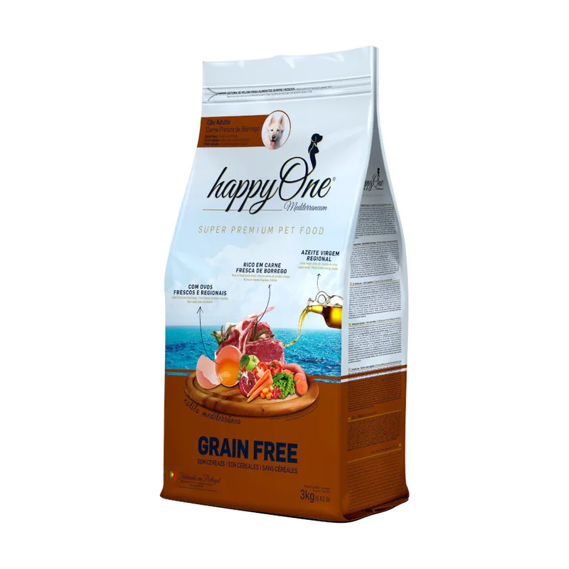 happyOne Mediterraneum Adult Grain Free Cordero pienso