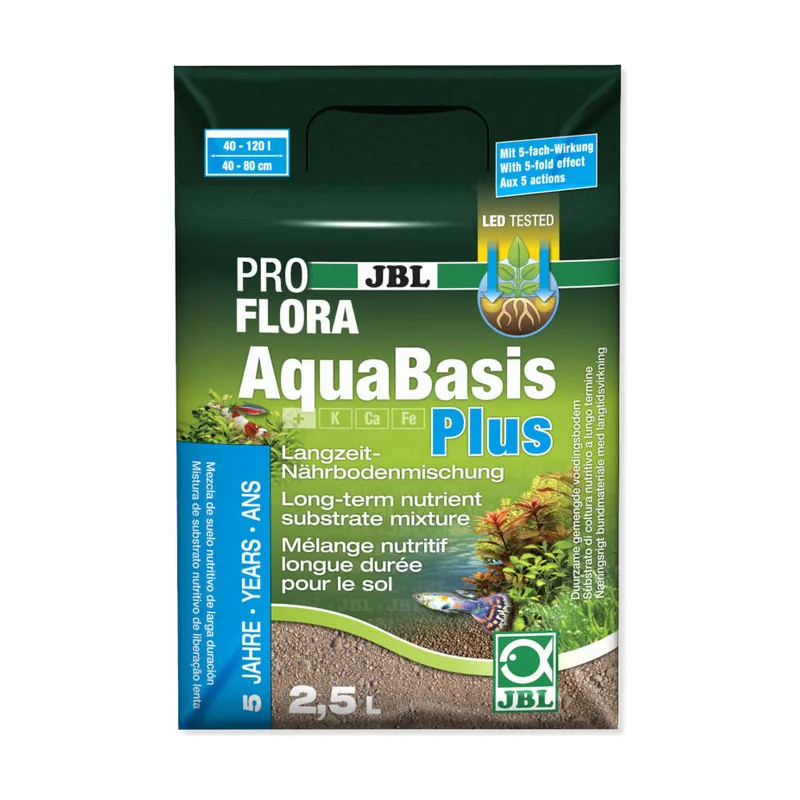 JBL 2.5 L AquaBasis Plus sustrato para acuarios