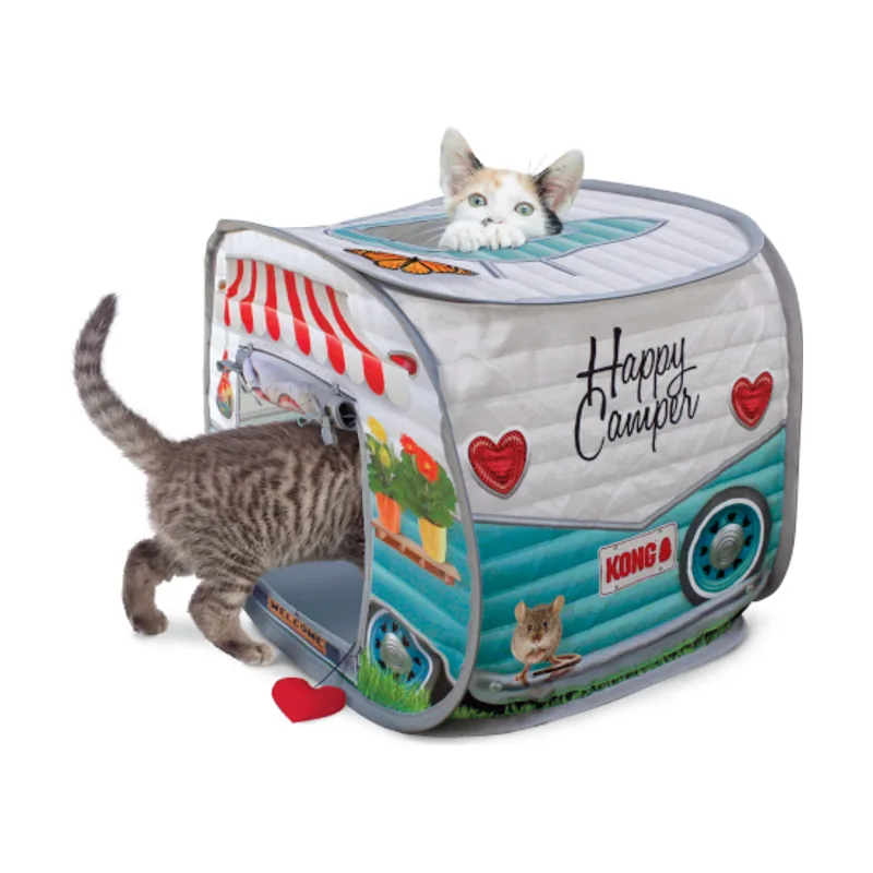 Kong Play Spaces Camper Casa de juguete para gatos