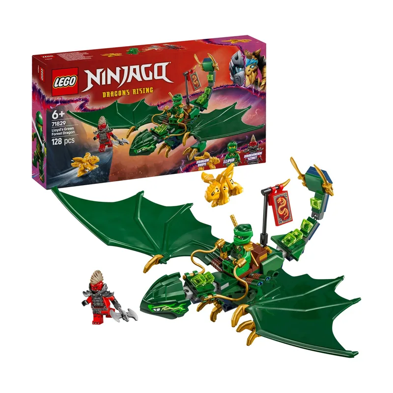 NINJAGO Dragón Verde del Bosque de Lloyd