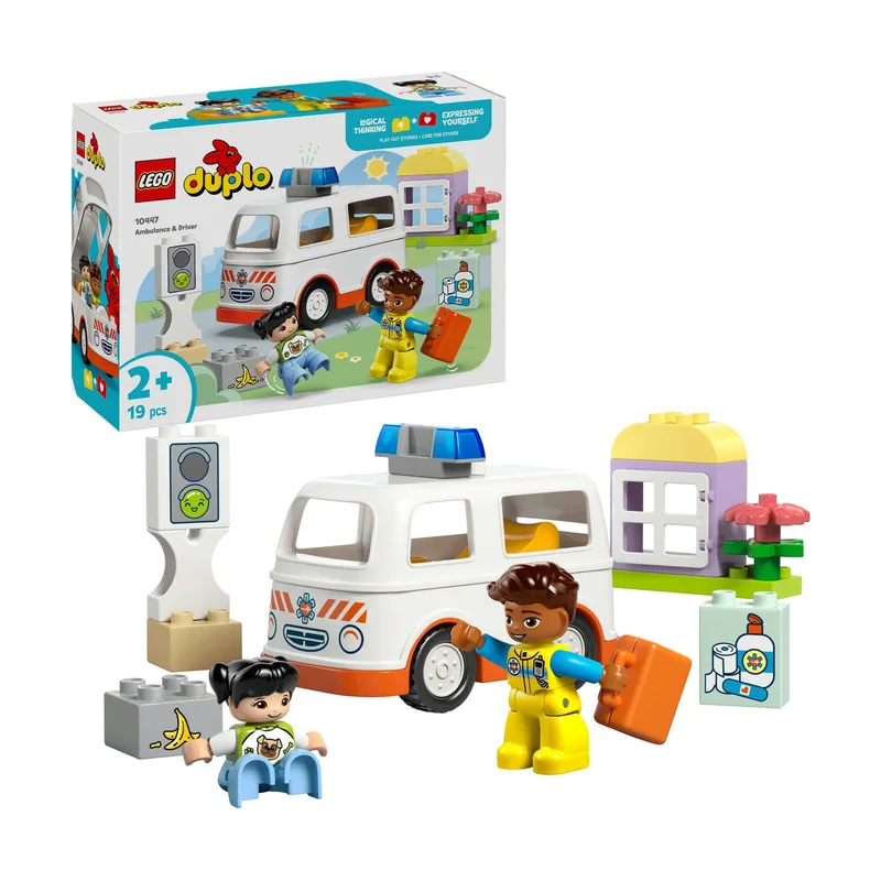 DUPLO Ambulancia y Conductor
