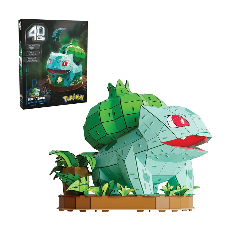 Puzz4d Maqueta Bulbasaur de 195 Piezas