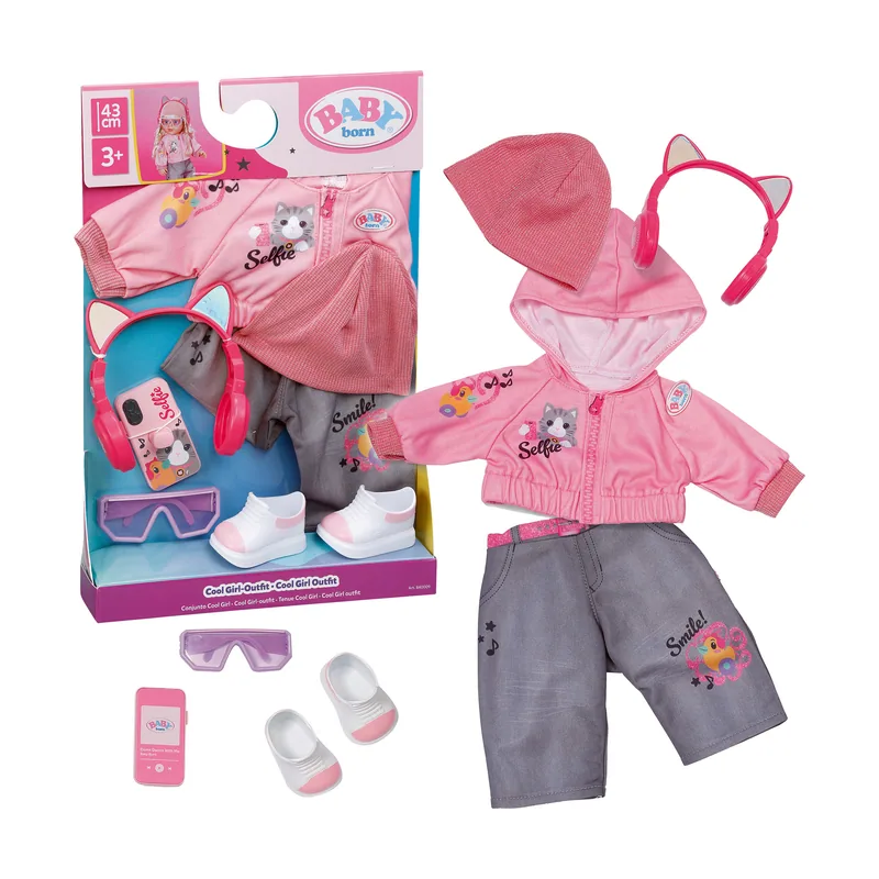 Creation BABY born Cool Girl Outfit 43cm