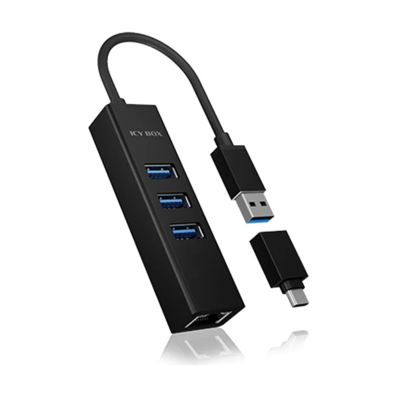 IB-HUB1419-LAN USB 3.2 Gen 1 3.1 Gen 1 Type-A