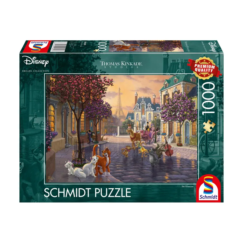 Disney The Aristocats Puzle de figuras 1000 pieza s Animales