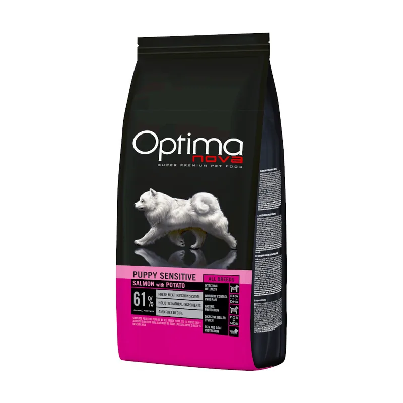 Optimanova 2 kg Optima Nova Puppy Sensitive Salmón pienso