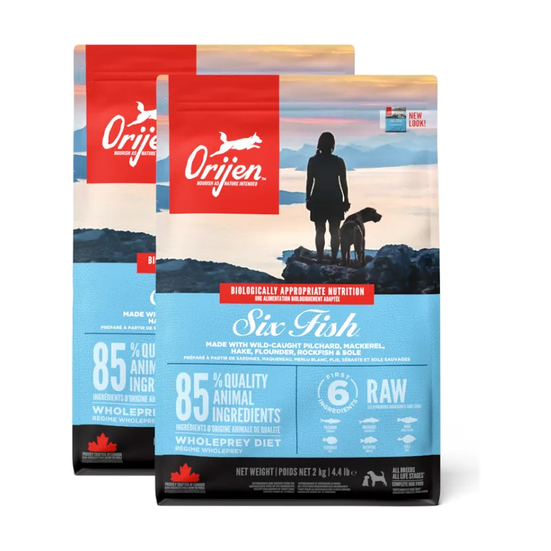 Orijen 2 x 6 kg Six Fish Adult pienso