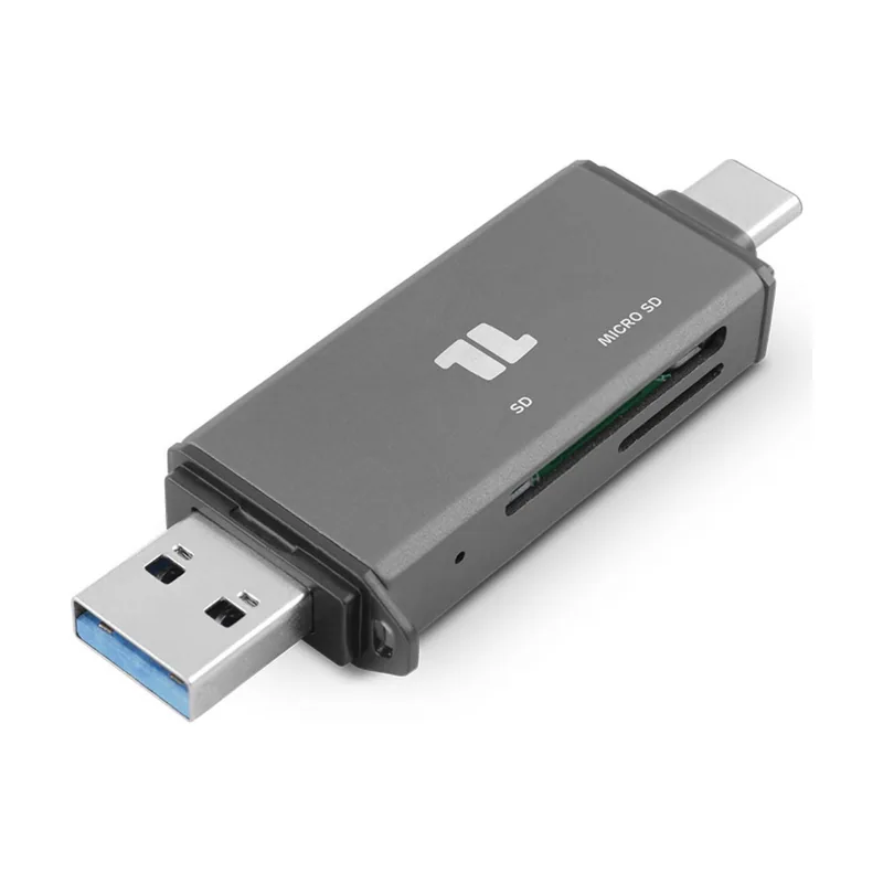 Lector de Tarjetas de Memoria cr 2 en 1 USB-A/USB-C