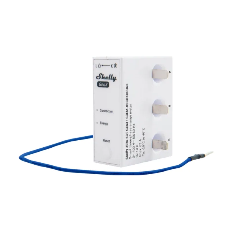 Medidor de Energía 3EM-63T Gen3 3 Canales