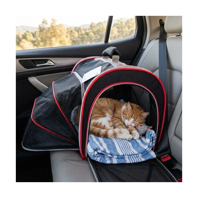 Outech Carrier Oslo Transportín con Red para perros y gatos