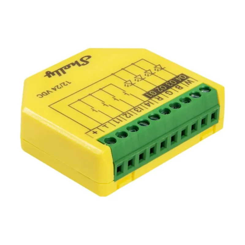 Módulo Controlador Inteligente Wi-Fi RGBW 12/24V DC para Tiras