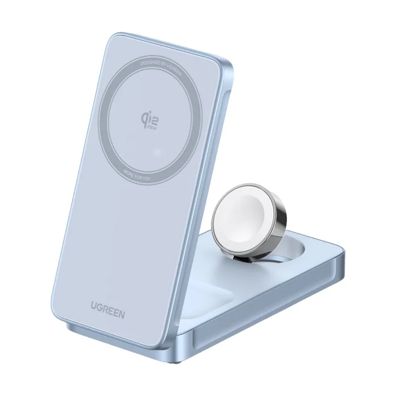 Cargador Inalámbrico W757 MagFlow 3 en 1 Qi2