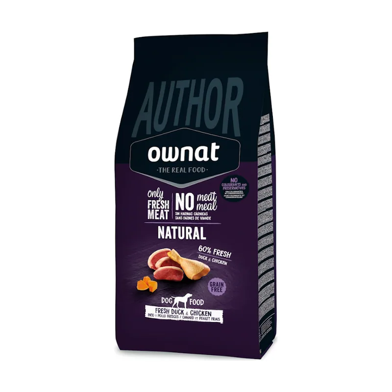 Ownat 10 kg Author Pato Fresco y Pollo pienso