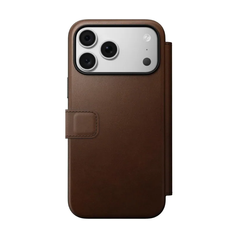 Funda Flip Cover de Cuero iPhone 18 Pro Max