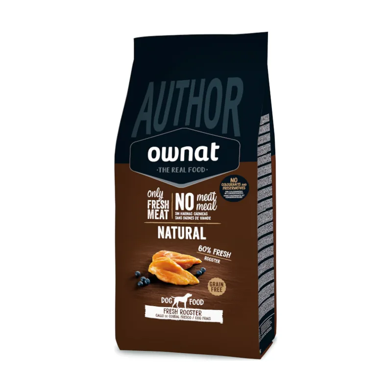 Ownat 10 kg Author Natural Gallo de Corral pienso