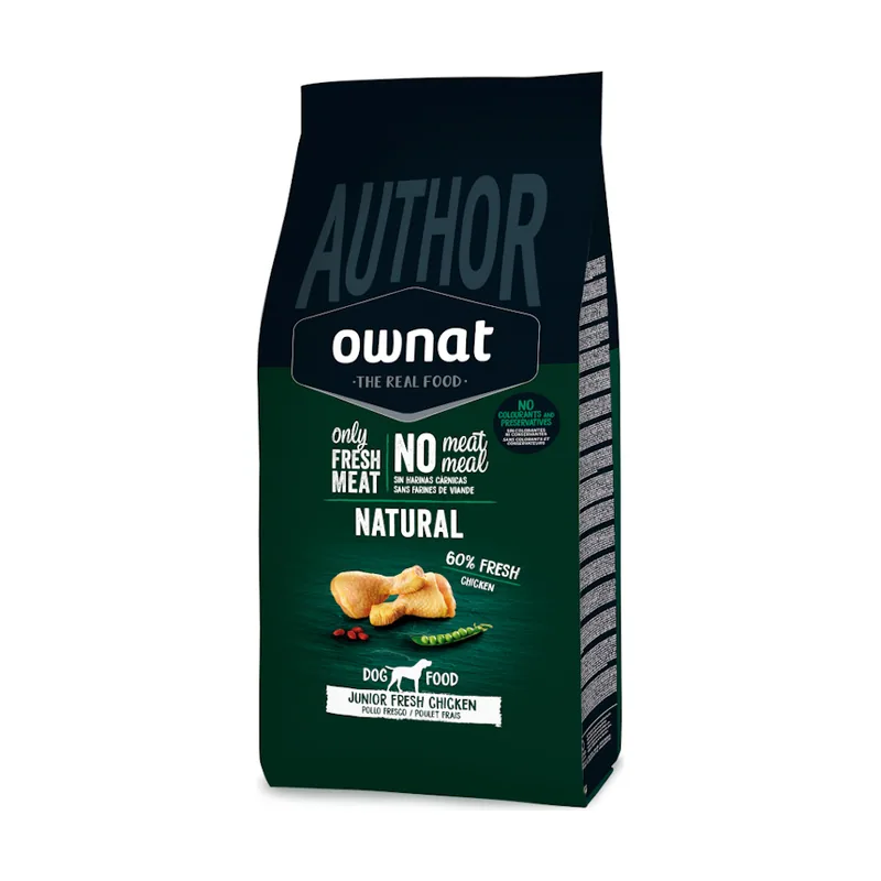 Ownat 10 kg Author Junior Pollo Fresco pienso