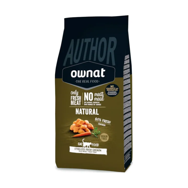 Ownat 3 kg Author Esterilizado Pollo Fresco pienso
