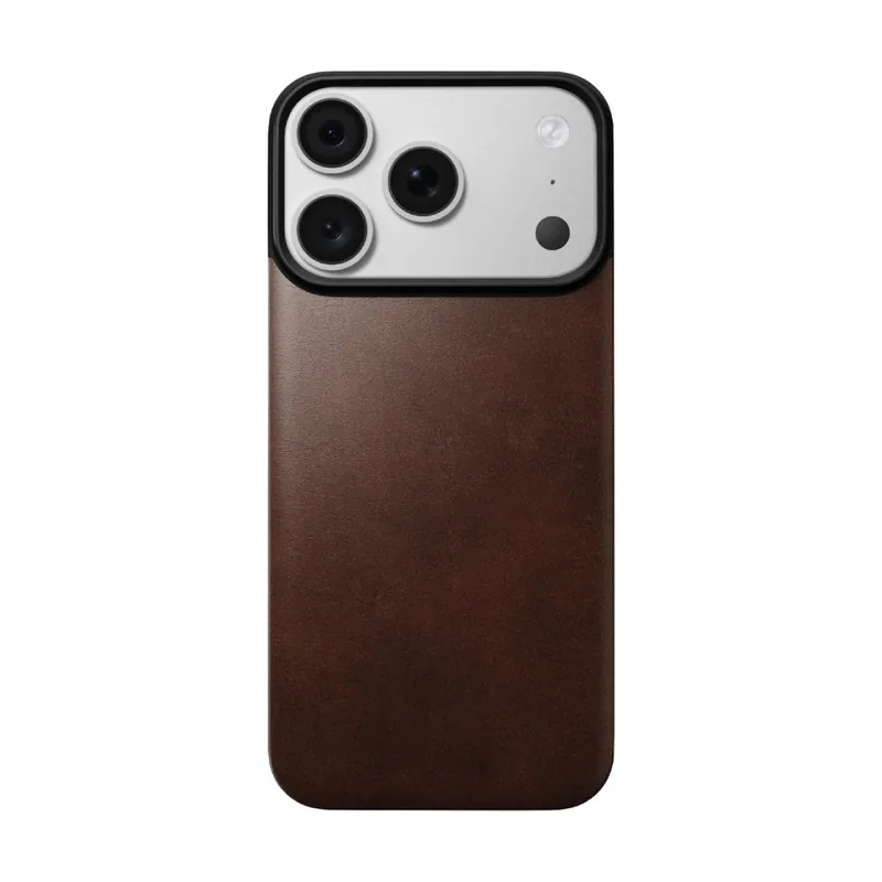 Nomad Funda Magnética Trasera Horween iPhone 18 Pro MagSafe