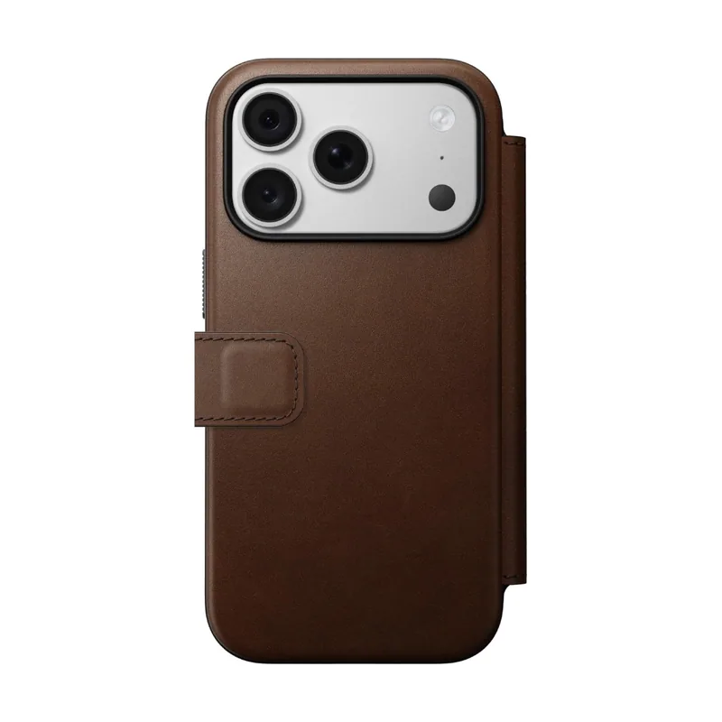 Funda Flip Cover de Cuero iPhone 18 Pro