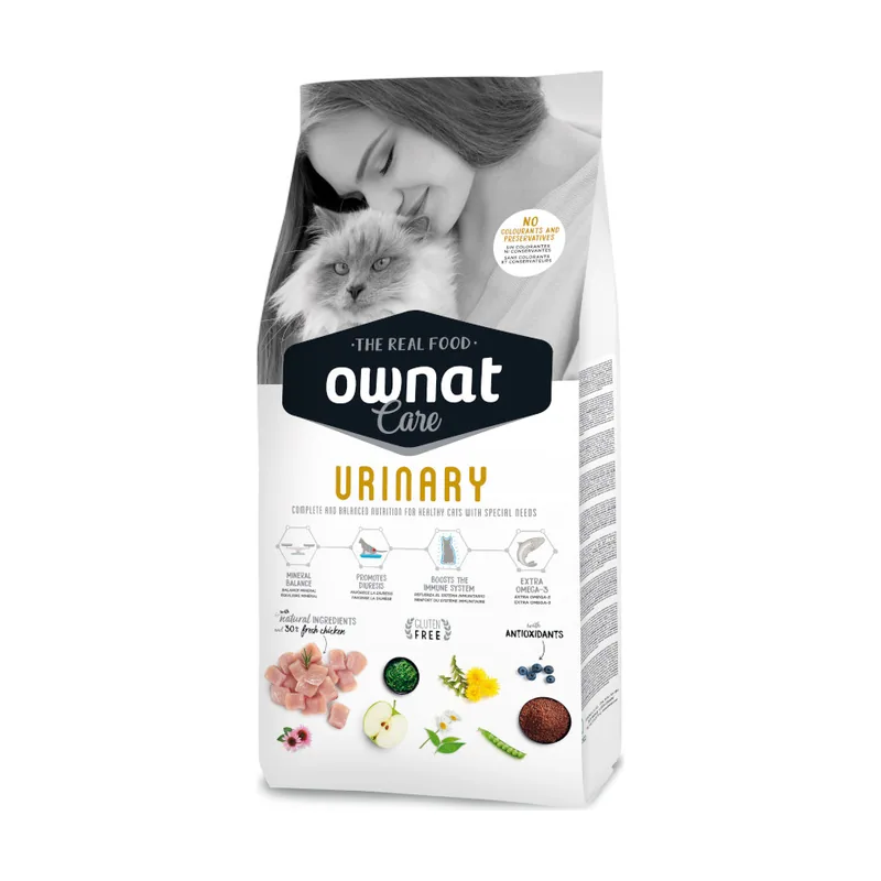 Ownat Care Urinario Pienso Pollo para gatos